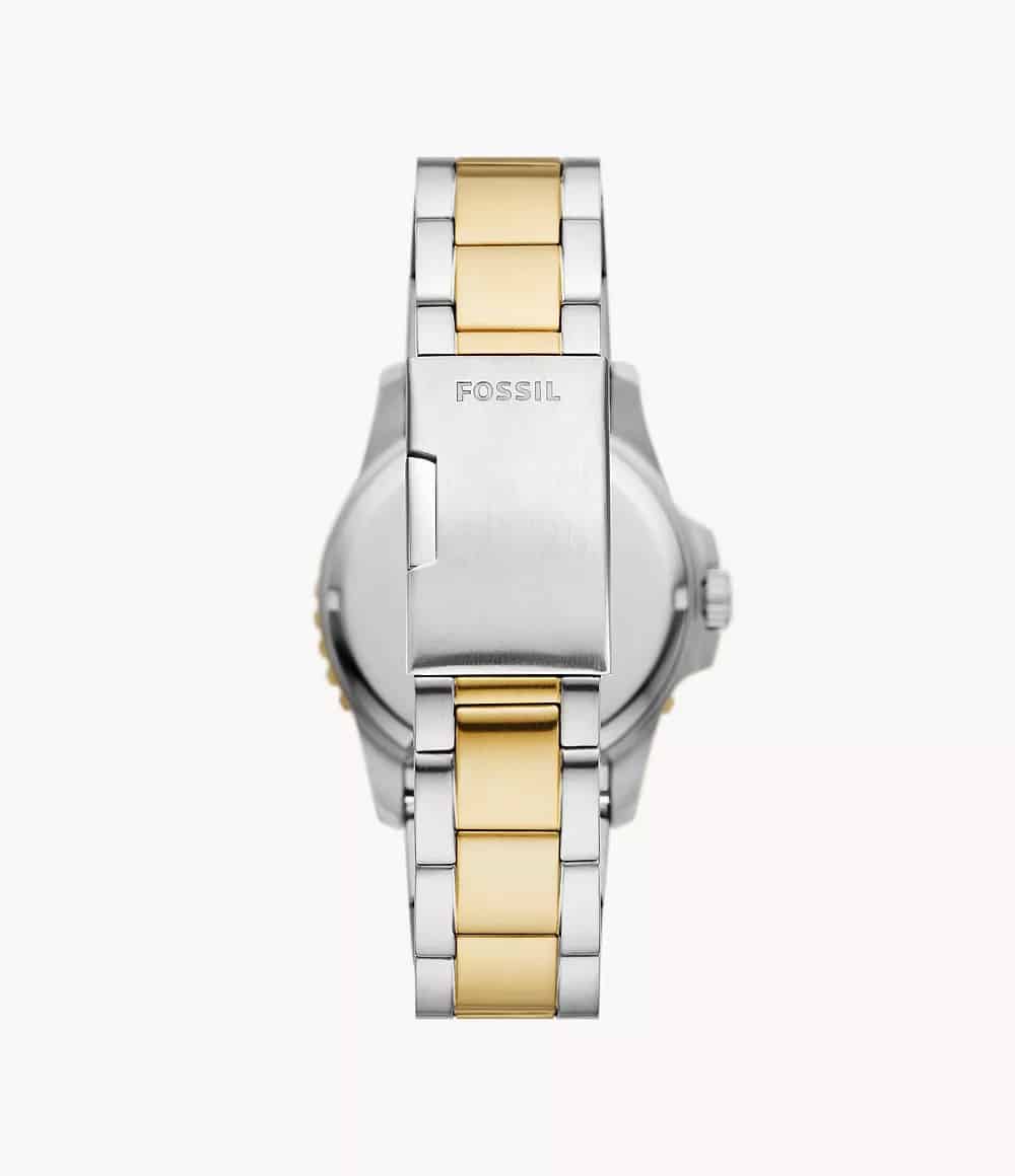 Reloj Fossil Blue Dive Hombre Acero Inoxidable - Detalle de esfera