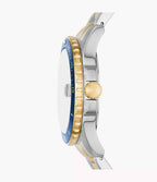 Reloj Fossil Blue Dive Hombre Acero Inoxidable - Vista lateral