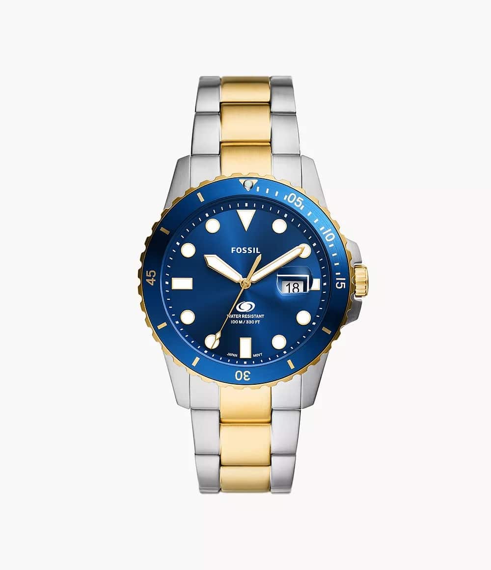 Reloj Fossil Blue Dive Hombre Acero Inoxidable - Reloj original en Guatemala