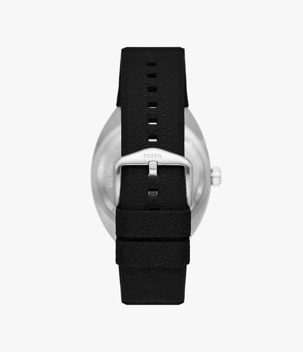Reloj Fossil Breaker Hombre Correa de Resina Negro - Vista trasera
