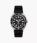 Reloj Fossil Breaker Hombre Correa de Resina Negro - Reloj original en Guatemala