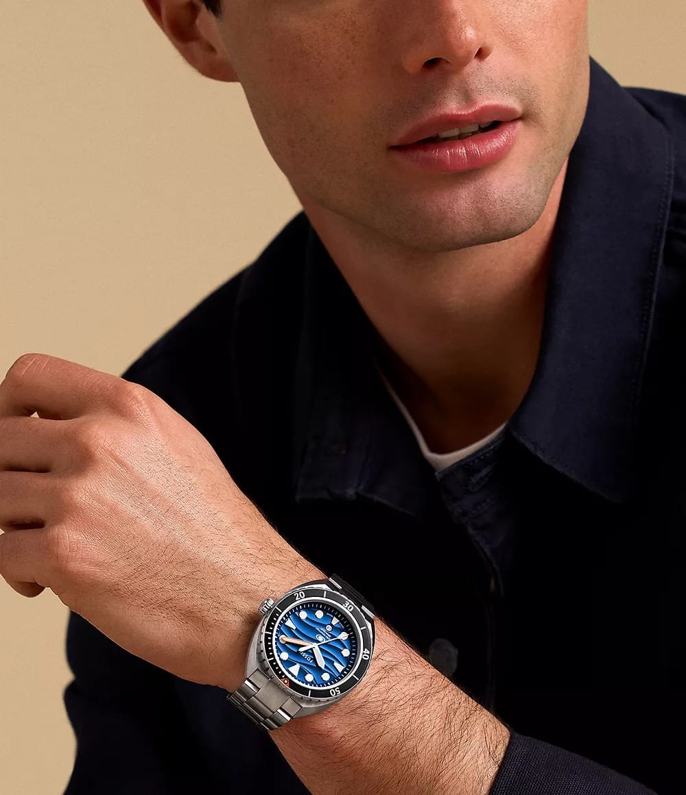 Reloj Fossil Breaker Hombre Correa Acero Esfera - Detalle de esfera