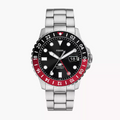 FS6092 Reloj Fossil Blue GMT de hombre correa de metal