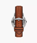 FS6094 Reloj Minimalist de hombre correa de cuero