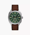 FS6100 Reloj Machine de hombre correa de cuero
