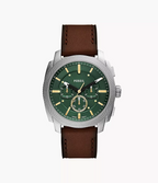 FS6100 Reloj Machine de hombre correa de cuero