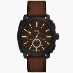 FS6101 Reloj Machine de caballero pulsera de cuero 44 mm
