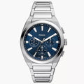 Fossil Reloj Everett de caballero correa de metal 44mm - Reloj original en Guatemala