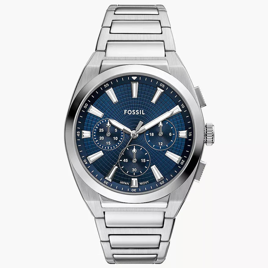 Fossil Reloj Everett de caballero correa de metal 44mm - Reloj original en Guatemala