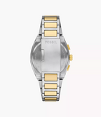 Reloj Fossil Everett de hombre correa de metal - Vista trasera