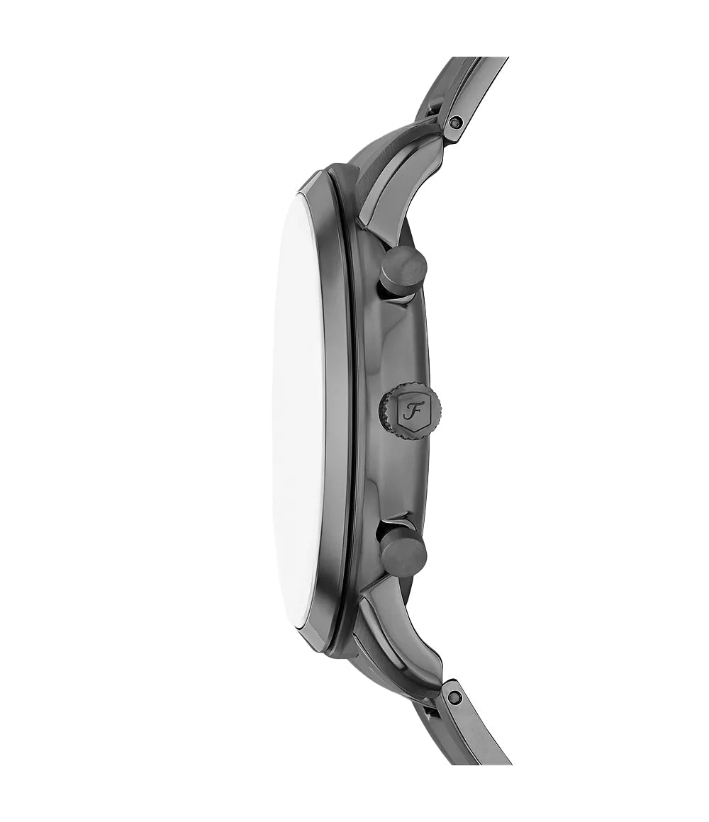 Fossil Reloj Neutra de caballero pulsera de metal 44 mm - Vista trasera