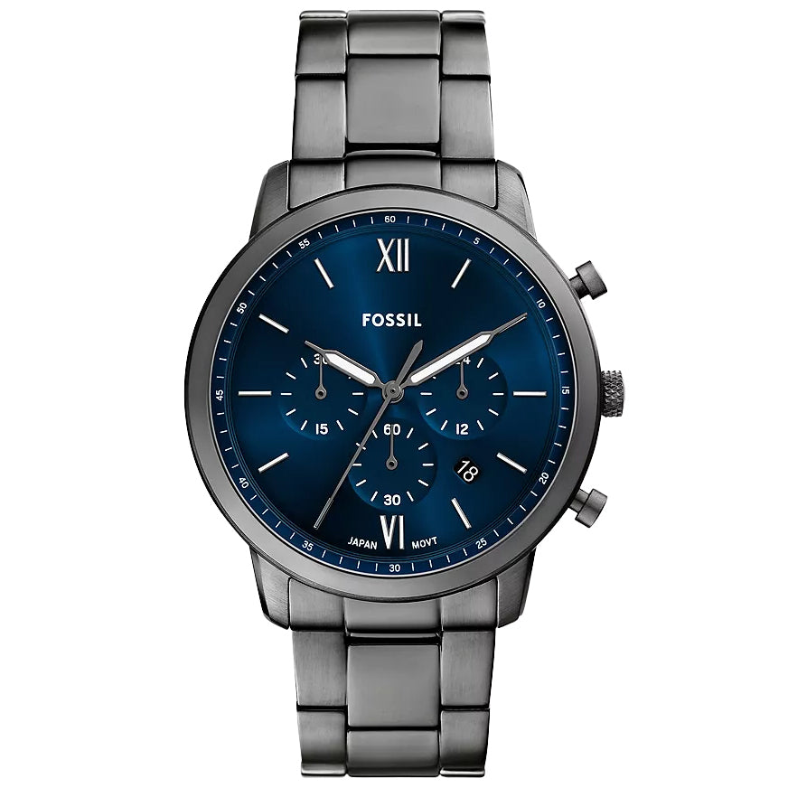 Fossil Reloj Neutra de caballero pulsera de metal 44 mm - Reloj original en Guatemala