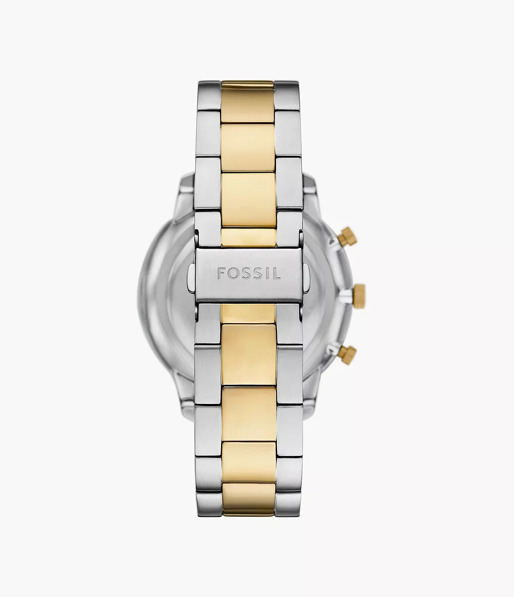 Reloj Fossil Neutra Hombre Acero Inoxidable Plateado - Detalle de esfera