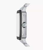 Fossil Reloj Crosby de hombre banda de metal 42mm - Vista lateral