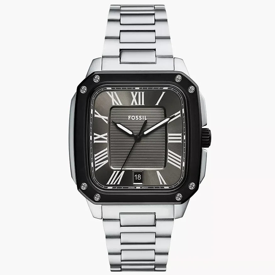 Fossil Reloj Crosby de hombre banda de metal 42mm - Reloj original en Guatemala