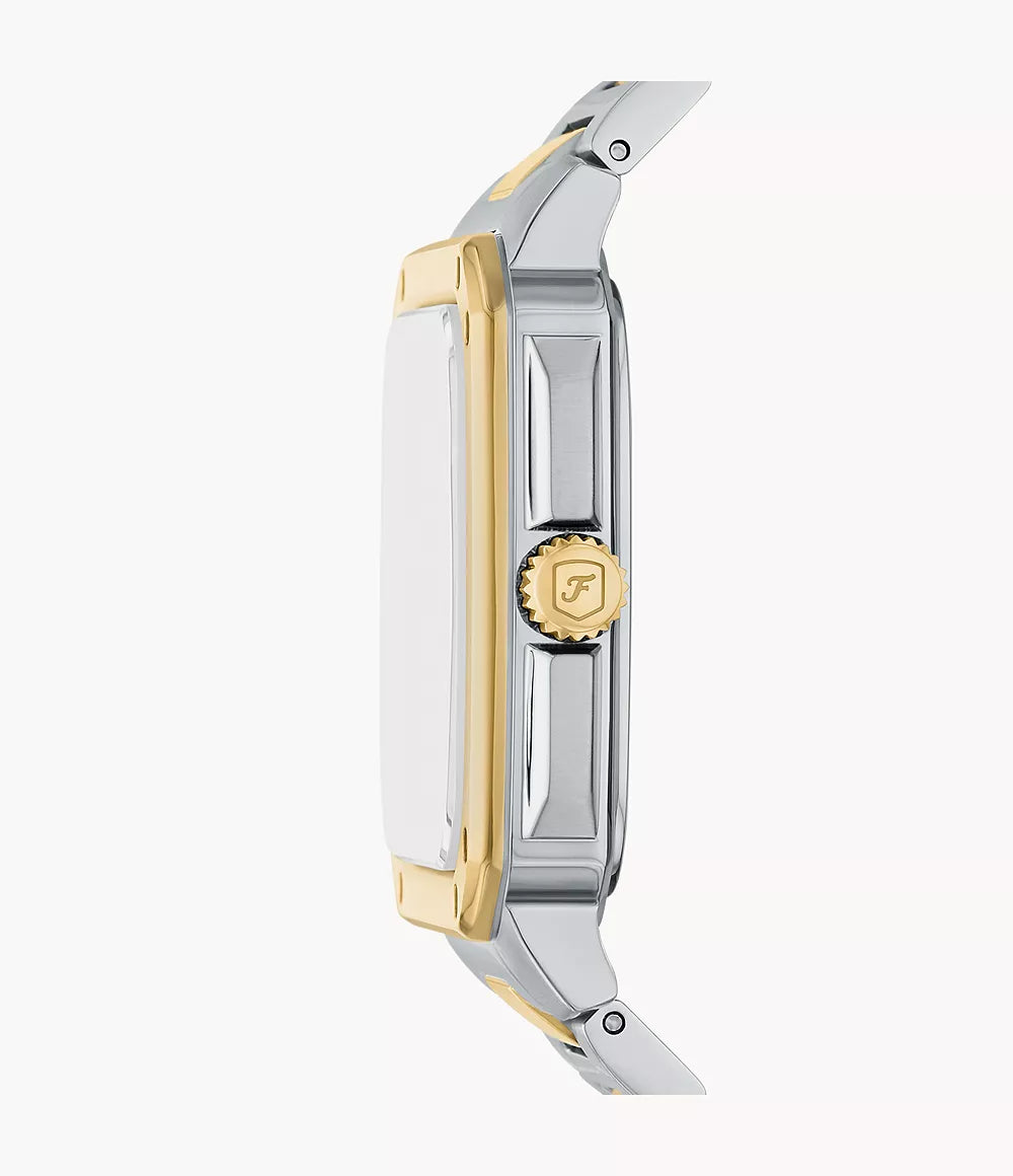 Fossil Reloj Crosby de caballero pulsera de metal 42 mm - Detalle de esfera
