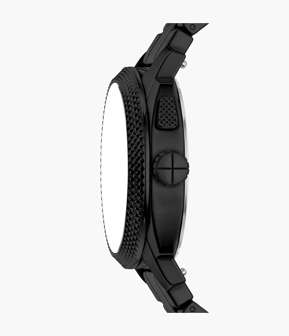 FS6156 Reloj Fossil Machine de hombre correa de metal negro