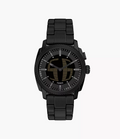 FS6156 Reloj Fossil Machine de hombre correa de metal negro