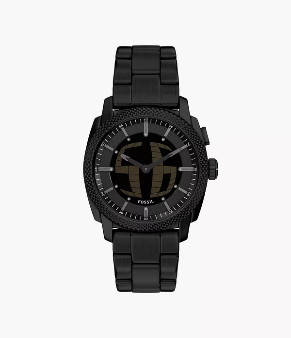 FS6156 Reloj Fossil Machine de hombre correa de metal negro