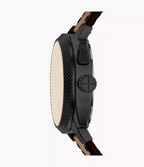 FS6165 Reloj Fossil Machine de hombre correa de cuero - Cuero Marrón