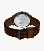 FS6165 Reloj Fossil Machine de hombre correa de cuero - Cuero Marrón