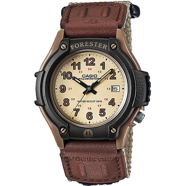 FT-500WC-5BVCF Reloj Casio para Hombre, Forester Illuminator - Marrón