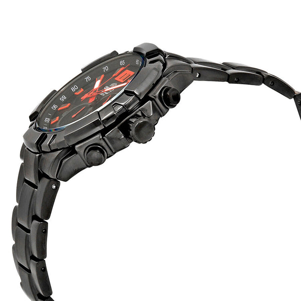 Reloj Orient Chronograph Hombre Cronógrafo Acero Negro - Vista lateral