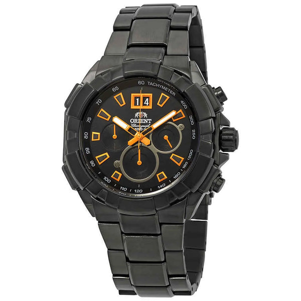 Reloj Orient Chronograph Hombre Acero Negro - Reloj original en Guatemala