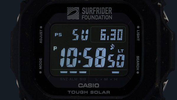 1 Reloj G-Shock Surfrider Foundation Hombre Resina - Vista lateral