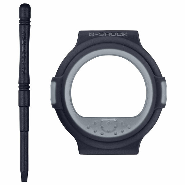 Reloj G-Shock Hombre Resina Negro con Rojo - Vista lateral