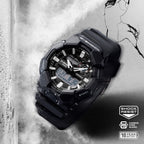 GA-010-1A Reloj G-Shock Hombre Resina Negro - Detalle de esfera