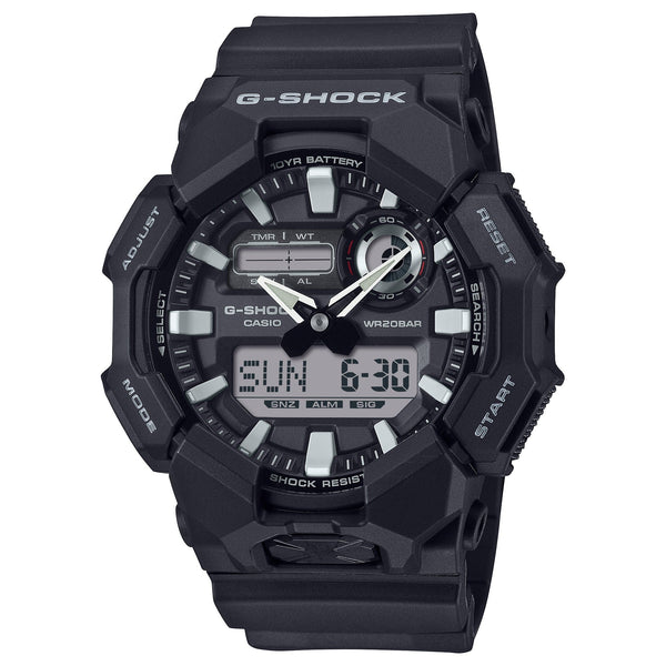 GA-010-1A Reloj G-Shock Hombre Resina Negro - Reloj original en Guatemala