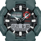 GA-010-2A Reloj G-Shock Hombre Resina Gris Verdoso - Detalle de esfera
