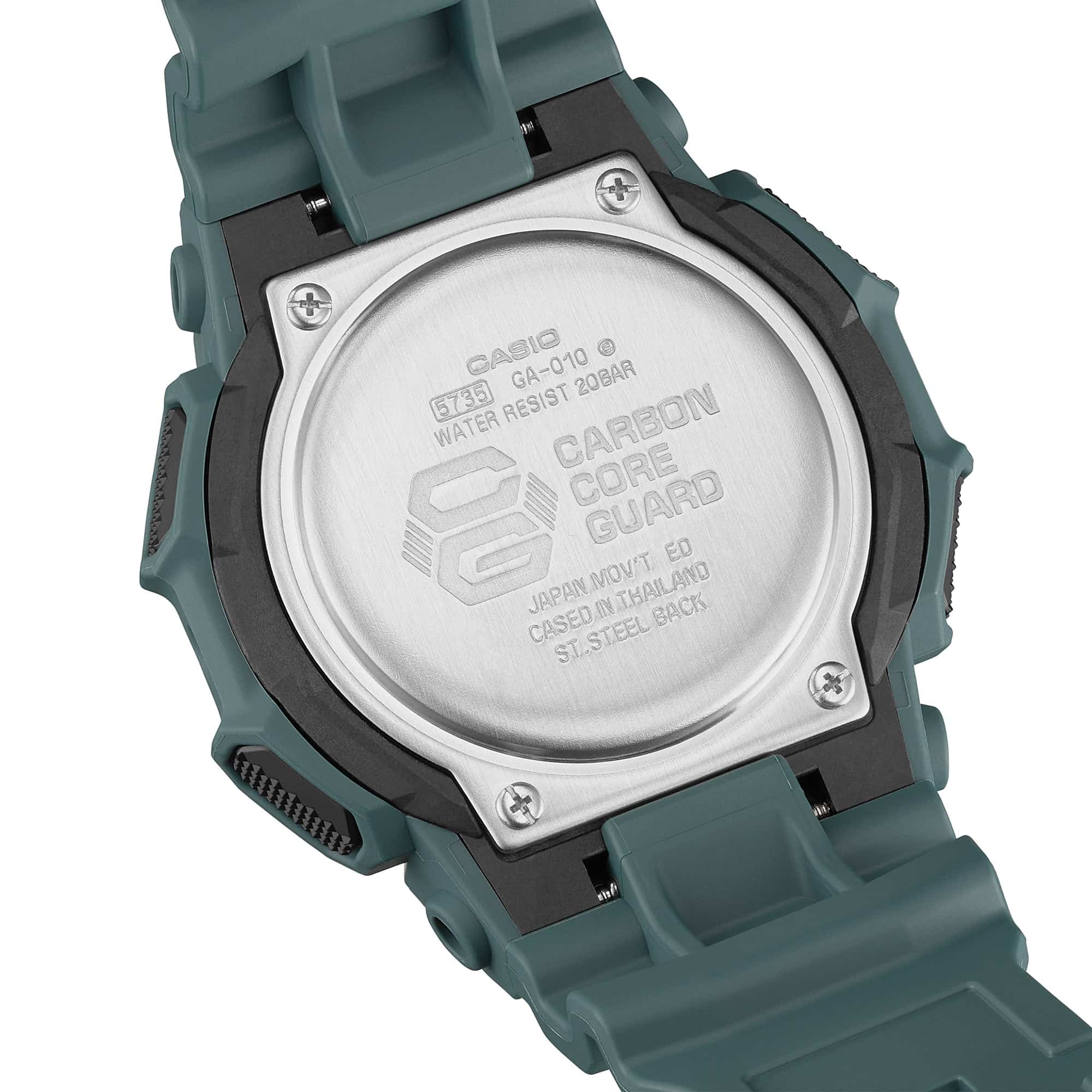 GA-010-2A Reloj G-Shock Hombre Resina Gris Verdoso - Vista 5