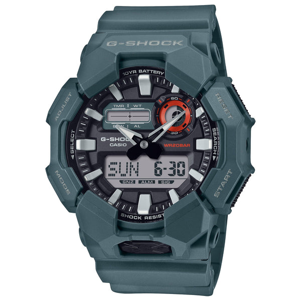 GA-010-2A Reloj G-Shock Hombre Resina Gris Verdoso - Reloj original en Guatemala