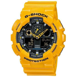 GA-100A-9A Reloj G-Shock Hombre Resina Amarillo