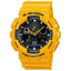 GA-100A Reloj G-Shock Hombre Resina Amarillo