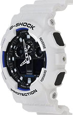 GA-100B Reloj G-Shock Unisex Resina Blanco - Vista lateral