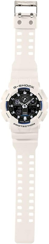 GA-100B Reloj G-Shock Unisex Resina Blanco - Vista 5