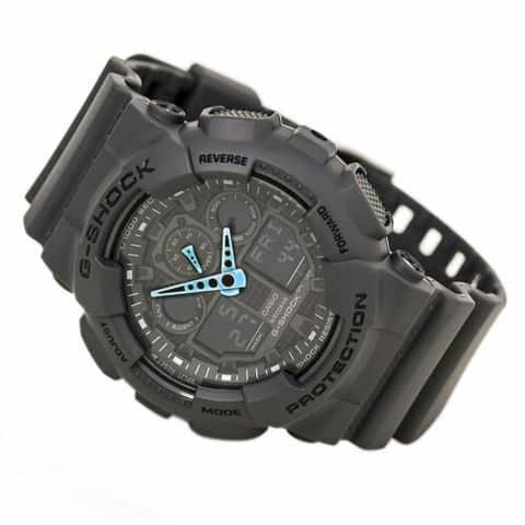 GA-100C Reloj G-Shock GA-100 Hombre Resina Negro - Vista trasera