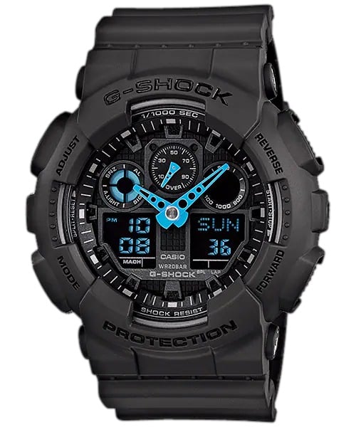 GA-100C Reloj G-Shock GA-100 Hombre Resina Negro - Reloj original en Guatemala