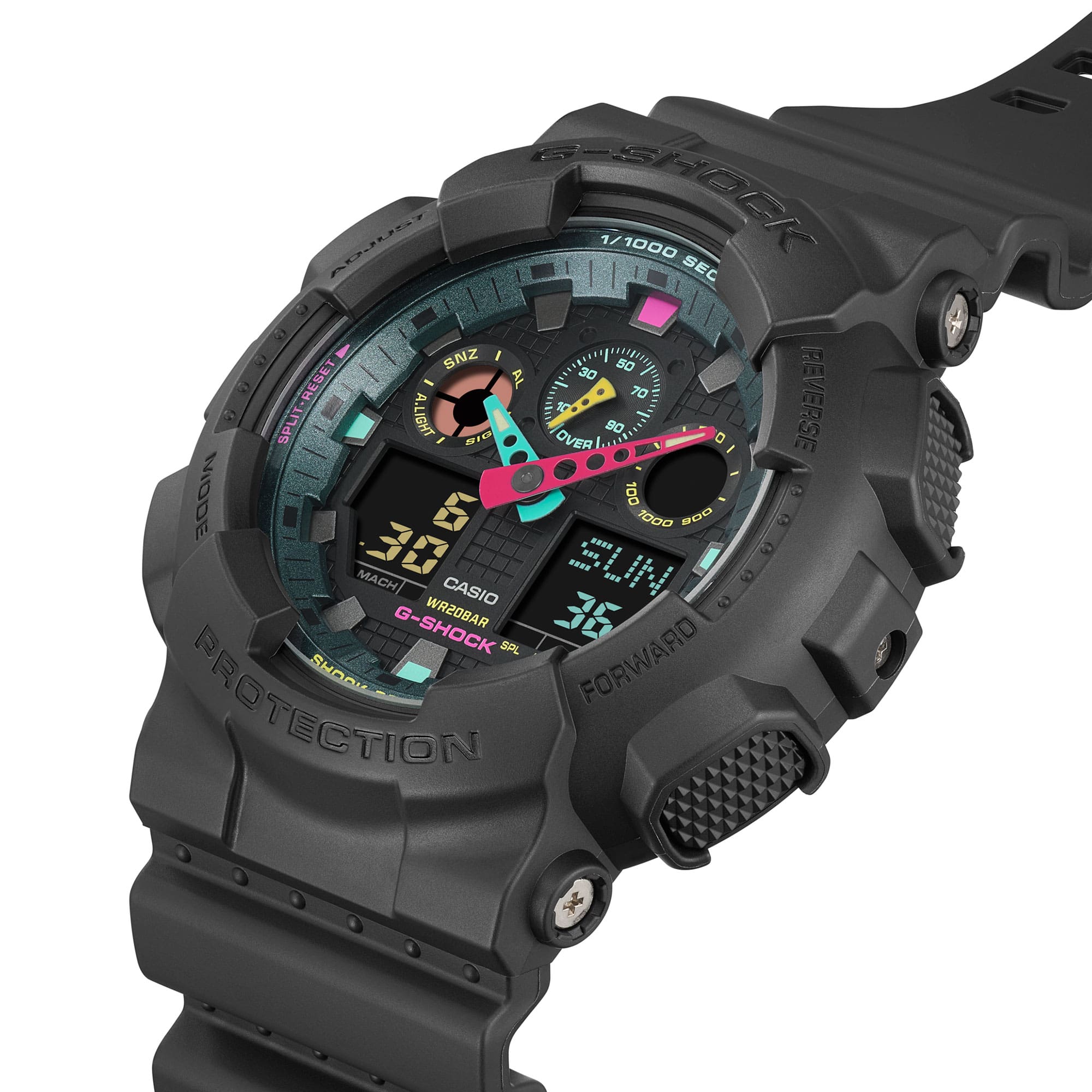GA-100MF Reloj G-Shock Ana-Digi Hombre Resina Negro - Vista 6