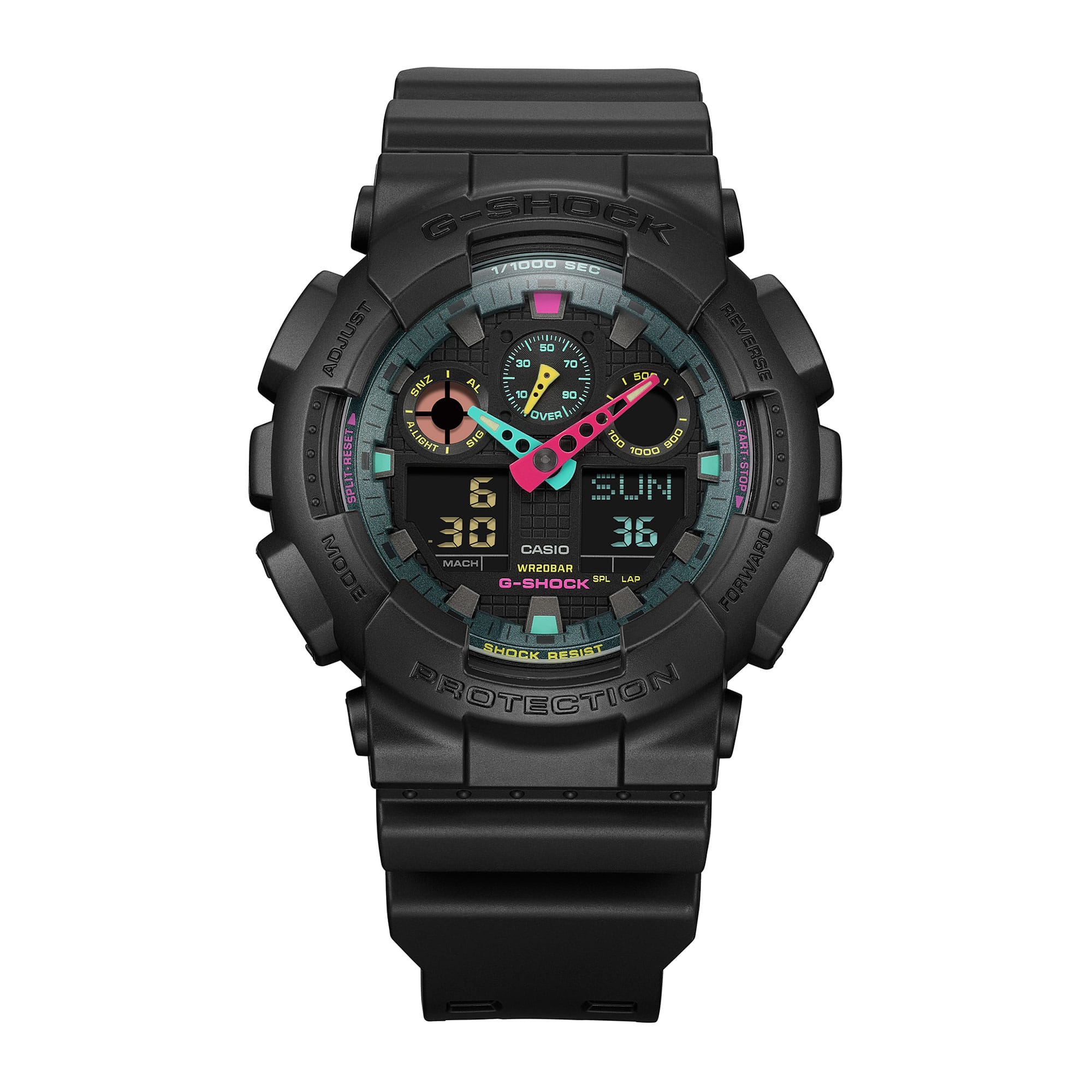 GA-100MF Reloj G-Shock Ana-Digi Hombre Resina Negro - Vista 5