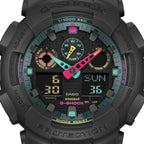 GA-100MF Reloj G-Shock Ana-Digi Hombre Resina Negro - Vista trasera