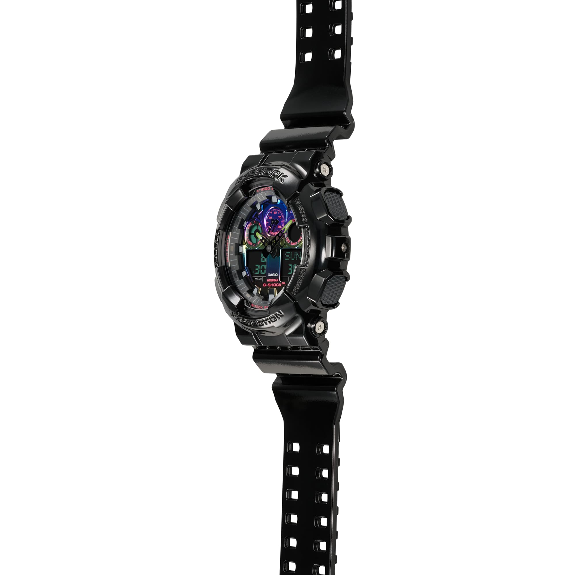 GA-100RGB Reloj G-Shock GA-100 Hombre Resina Negro - Vista 6