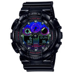 GA-100RGB Reloj G-Shock GA-100 Hombre Resina Negro - Reloj original en Guatemala