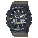 GA-100TU-1A3 Reloj G-Shock Hombre Resina Negro Correa Verde