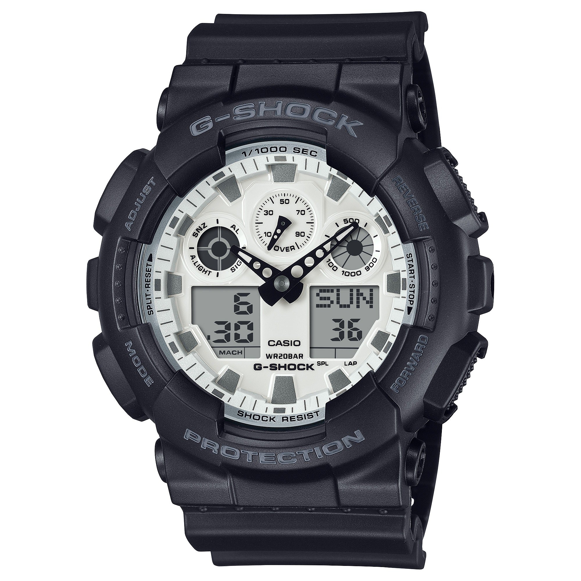 GA-100WD-1A Reloj G-Shock Hombre Correa Caucho Negro - Reloj original en Guatemala