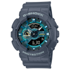 GA-110AS Reloj G-Shock Hombre Resina Azul Grisáceo Turquesa - Reloj original en Guatemala
