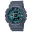 GA-110AS Reloj G-Shock Hombre Resina Azul Grisáceo Turquesa